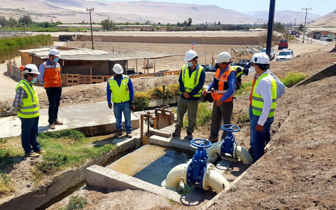 MOP inició la marcha blanca del proyecto entubamiento del canal matriz de Azapa