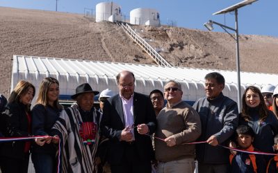 Ministro de Obras Pública inauguró moderno sistema de Agua Potable Rural en Valle de Lluta