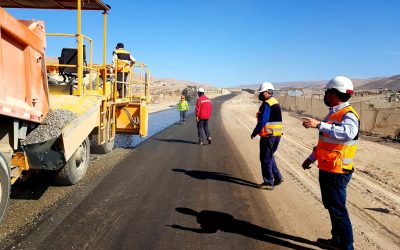 MOP partió con pavimentación de 6 kilómetros en acceso a sector de Las Llosyas