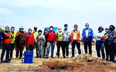 Nueva fuente de agua asegurará abastecimiento para más de 400 familias del sector de Las Mitas