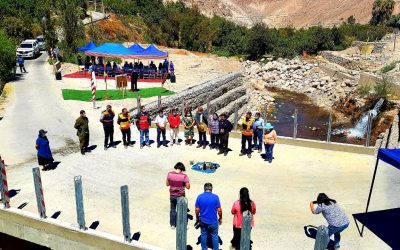 Vecinos y autoridades inauguran obras de conectividad vial en pueblo de Guañacagua