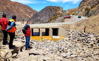 Putre refuerza conectividad con badén de hormigón y le dice adiós a los aislamientos