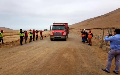 MOP-Vialidad abrió al tránsito el renovado acceso al vertedero municipal de Arica