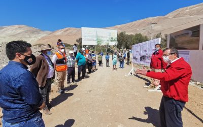 Pueblo de Camarones se proyecta al desarrollo con construcción de badén de hormigón anunciado por el Gobierno