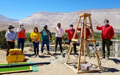 Gobierno pone primera piedra para moderno sistema de Agua Potable Rural de Camarones