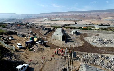 Gobierno avanza en construcción de atravieso de hormigón en sector de Cabuza-Cerro Blanco en Azapa