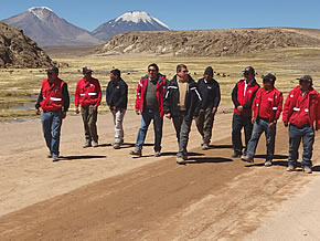 MOP mejora camino a poblado altiplánico de Caquena