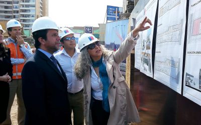 Contralor Ramiro Mendoza visita obras de construcción de edificio de la Contraloría Regional