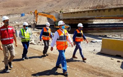 Director nacional del MOP-Vialidad inspecciona obras del Plan de Recuperación Económico