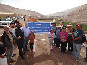 500 kilómetros de caminos rurales ahora lucen con pavimento