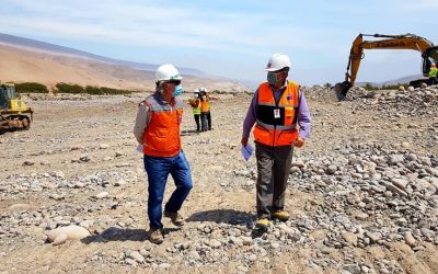MOP se anticipa al invierno altiplánico con trabajos de defensas fluviales en Lluta, Azapa y Copda