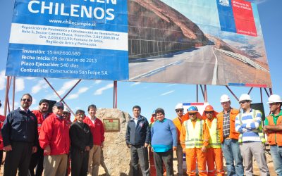 Subsecretario Palacios verifica  los trabajos actuales de Cuesta Chaca Norte