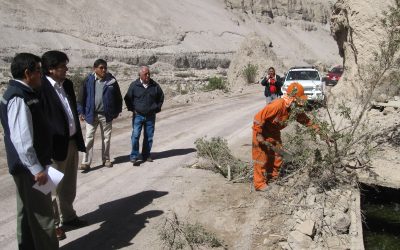 MOP ya trabaja en  mejoramiento camino a  Santuario de Las Peñas