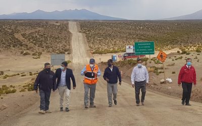 Gobierno inició mejoramiento de conectividad en tramo Visviri – Trifinio beneficiando a vecinos y ganaderos